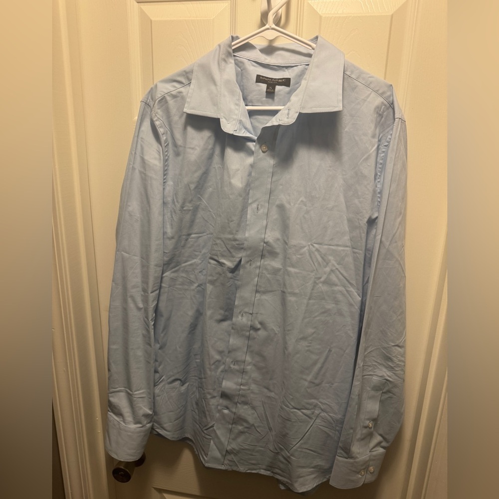 Men’s Banana Republic Button Down Dress Shirt Slim Fit XL